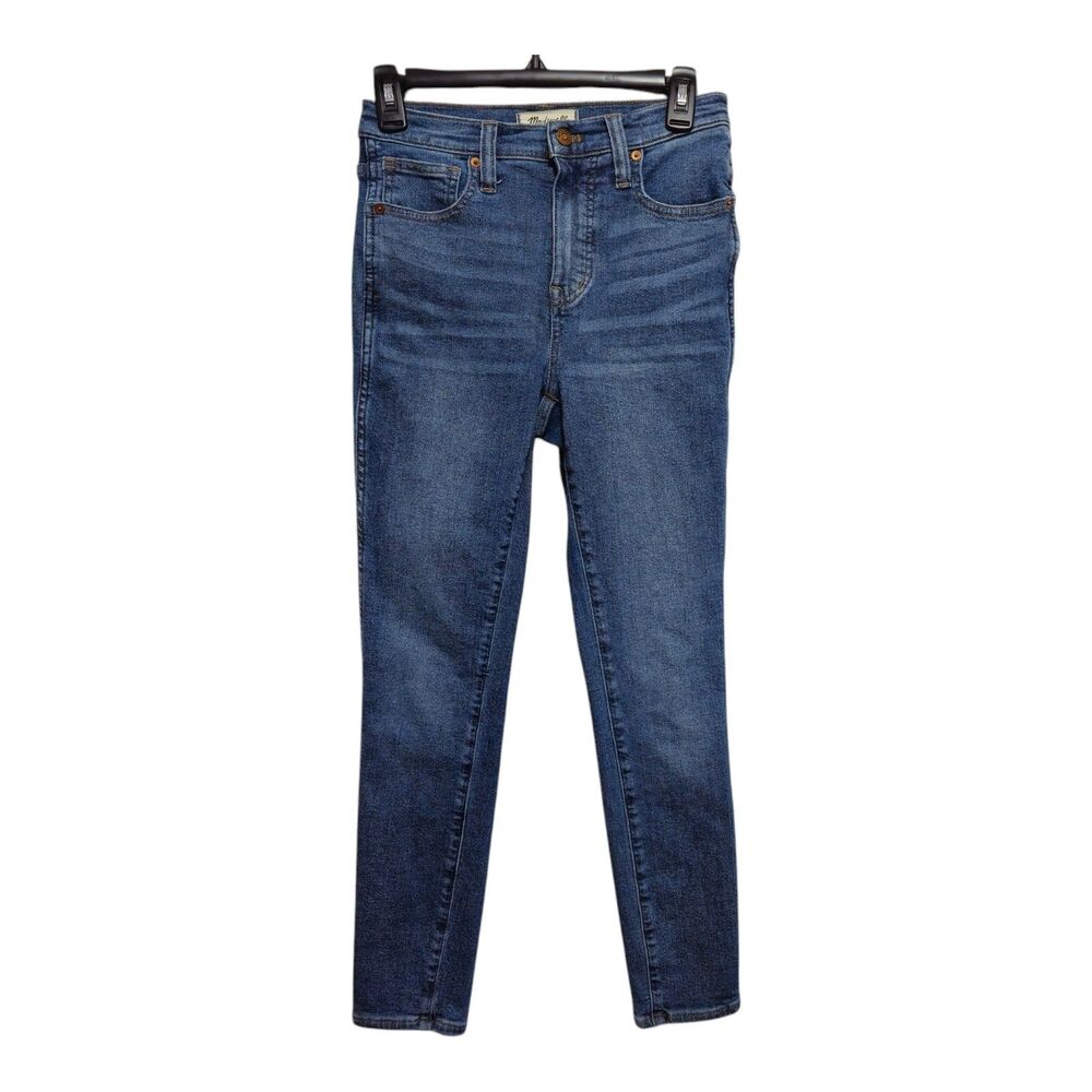 Madewell Jeans High-Rise Skinny Crop Womens Size 24 Blue Medium Wash Denim